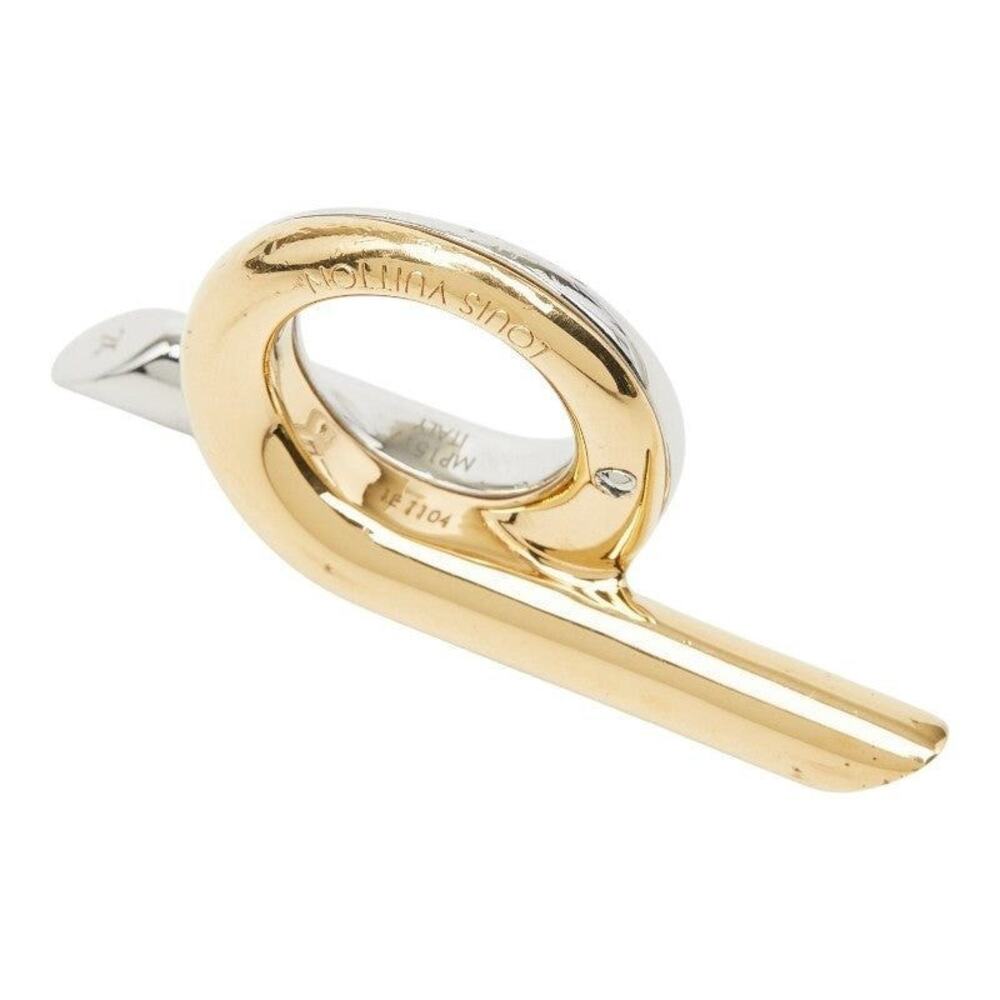 Louis Vuitton Ring Plated Metal Gold